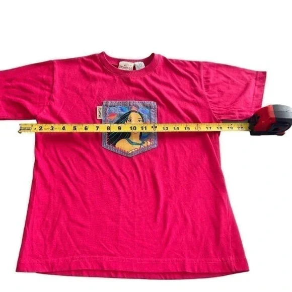 Vintage Disney Pocahontas Girls Pocket T-shirt